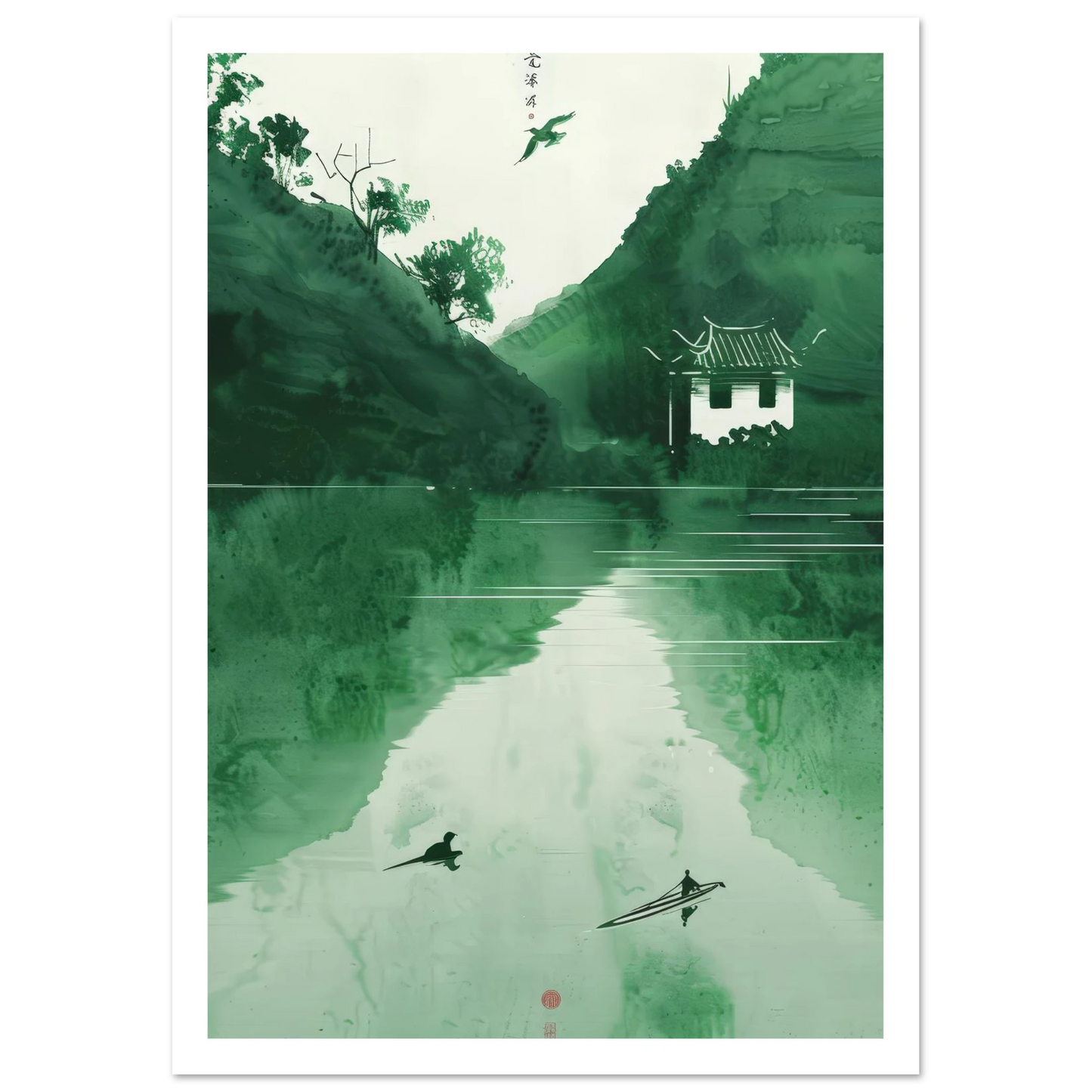 The green mirror - Poster - Arthena