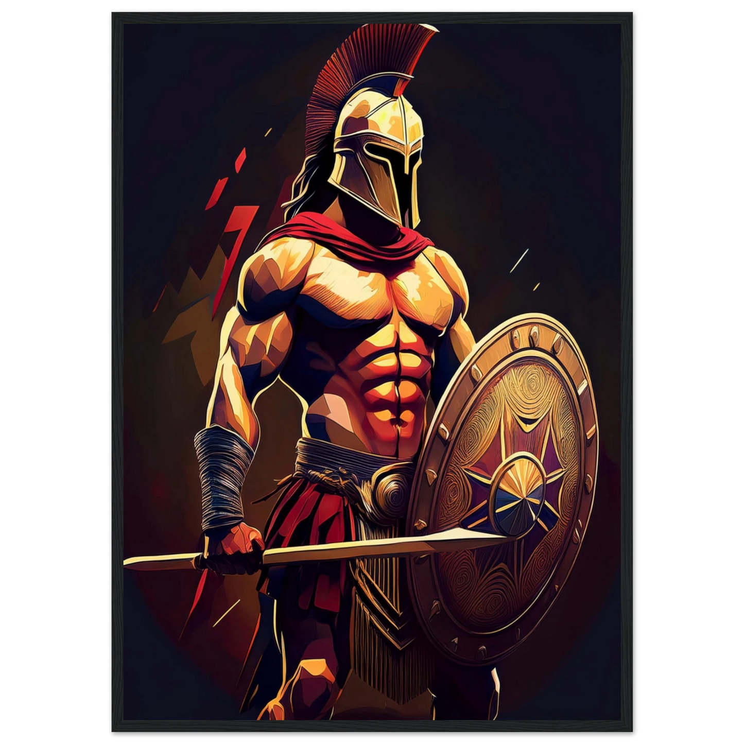 Spartan Warrior - Poster - Arthena