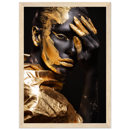 Eclipsed in gold - Poster - Arthena