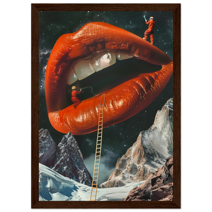 Lip Construction - Poster - Arthena