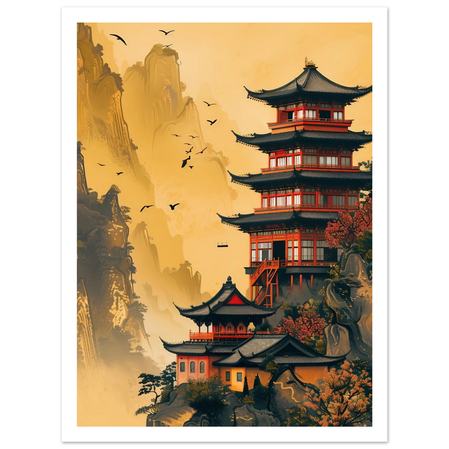 Temple of Tranquility - Poster - Arthena