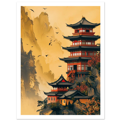 Temple of Tranquility - Poster - Arthena