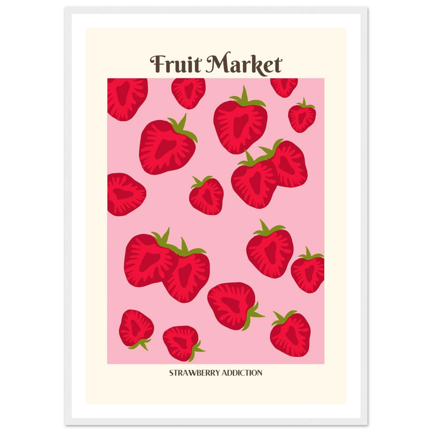 Fruit Market Strawberry - Poster - Arthena