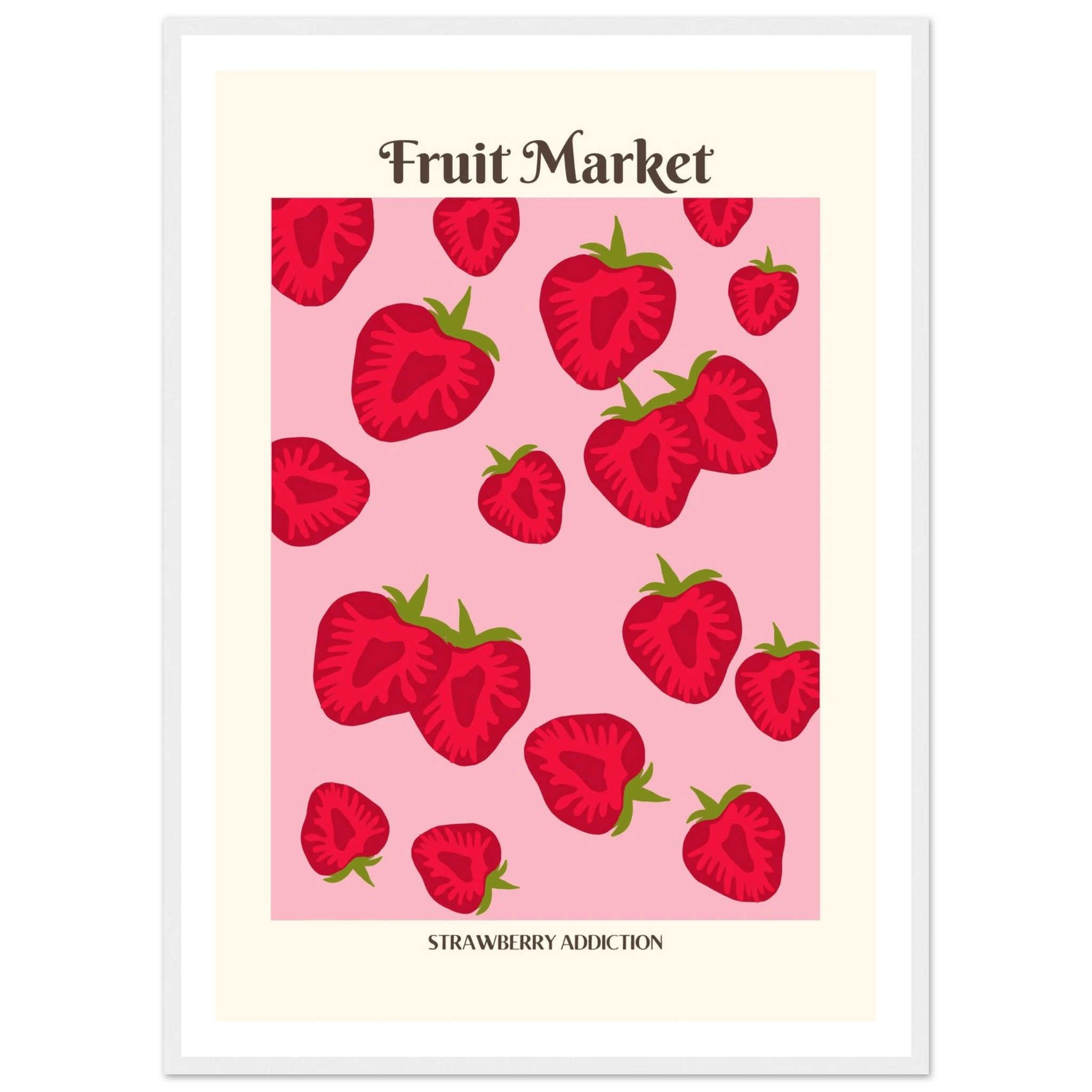 Fruit Market Strawberry - Poster - Arthena