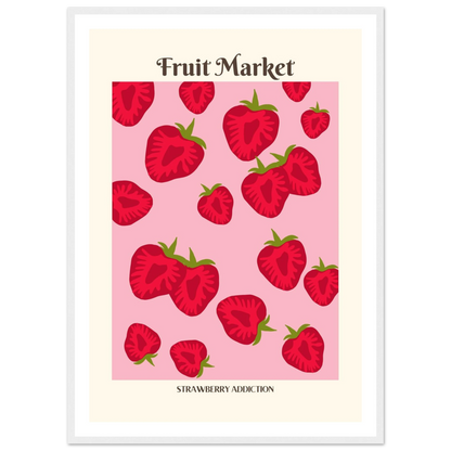 Fruit Market Strawberry - Poster - Arthena
