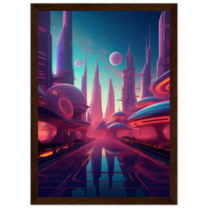 Neon Horizons - Poster - Arthena