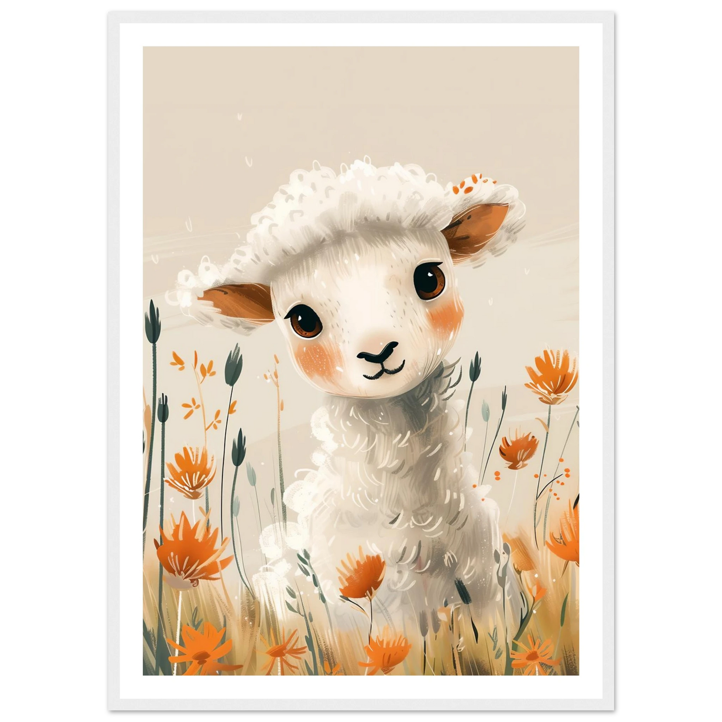 Baby Lamb - Poster - Arthena