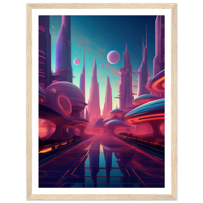 Neon Horizons - Poster - Arthena