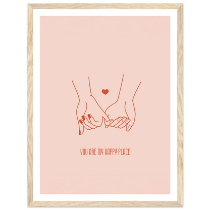 You are my happy place - Poster - Arthena