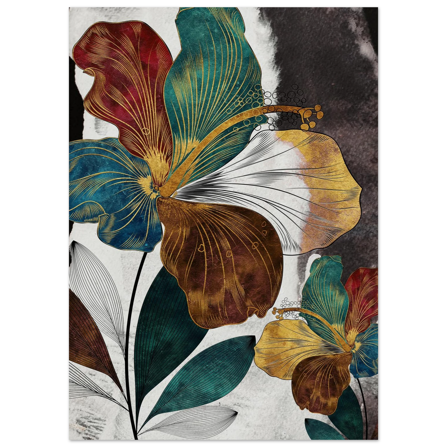 Golden Bloom Symphony - Poster - Arthena