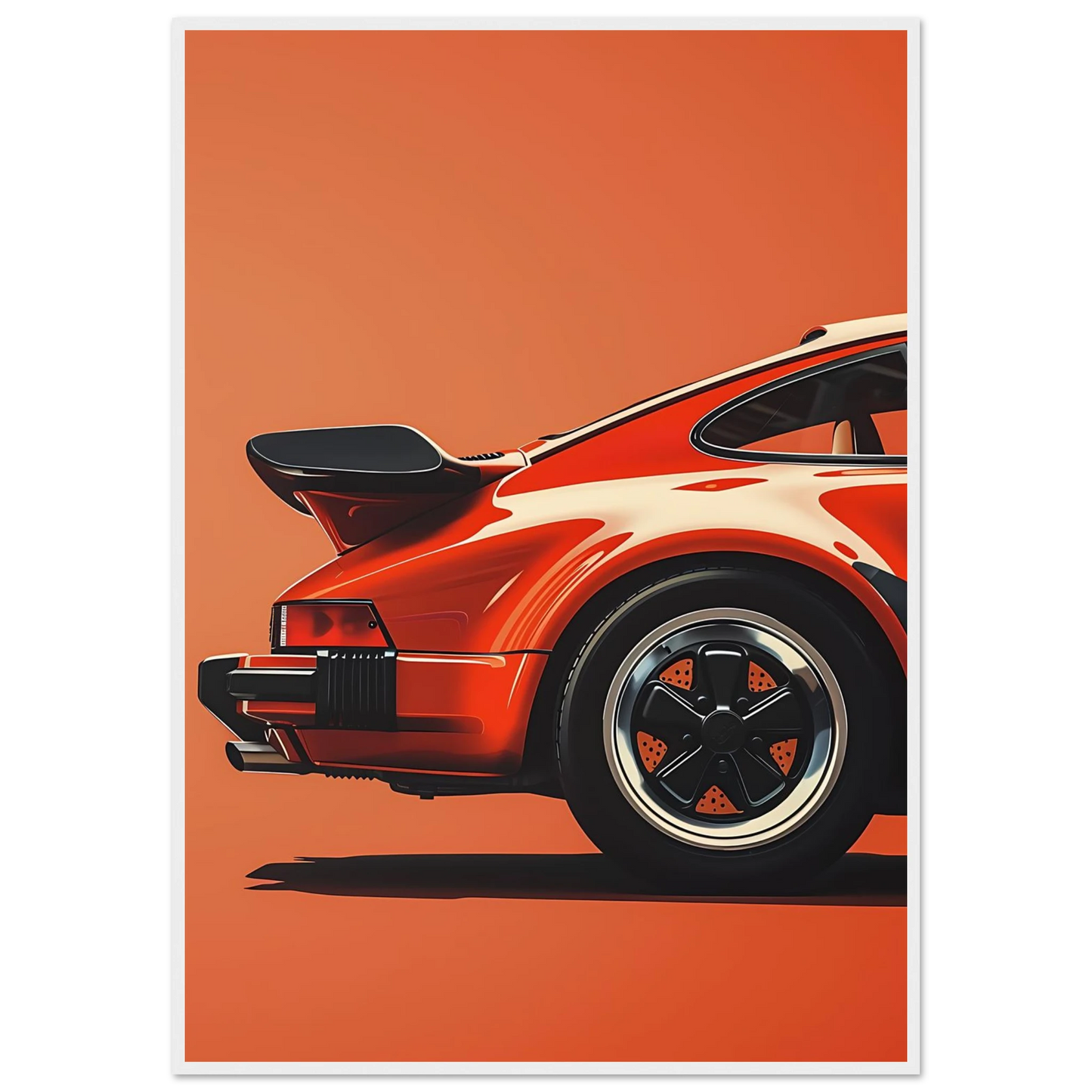 Retro Car - Poster - Arthena