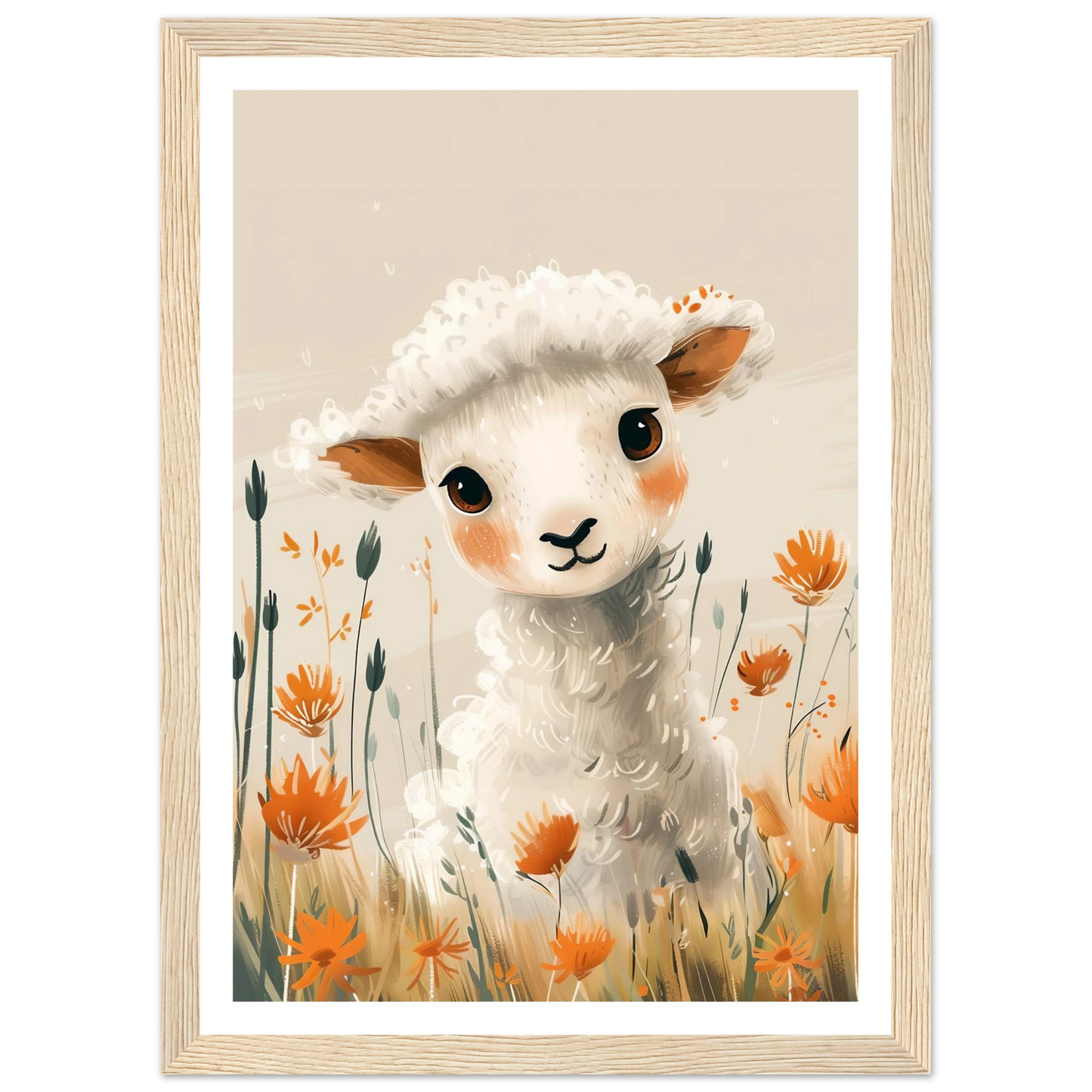 Baby Lamb - Poster - Arthena