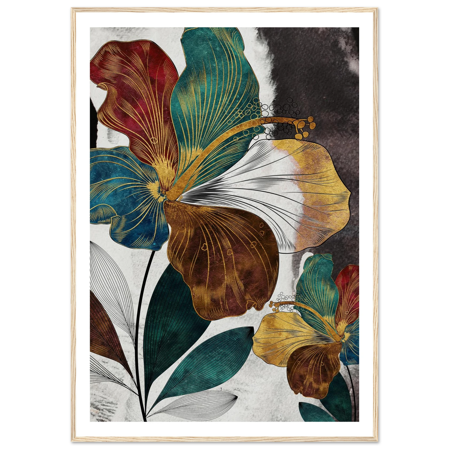Golden Bloom Symphony - Poster - Arthena