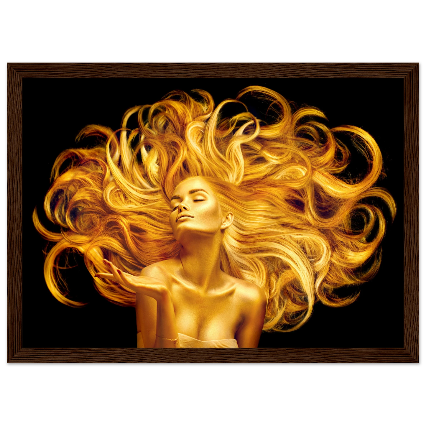 Golden Flow - Poster - Arthena