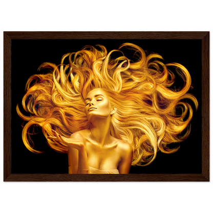 Golden Flow - Poster - Arthena