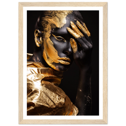 Eclipsed in gold - Poster - Arthena