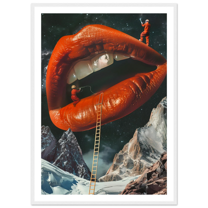 Lip Construction - Poster - Arthena