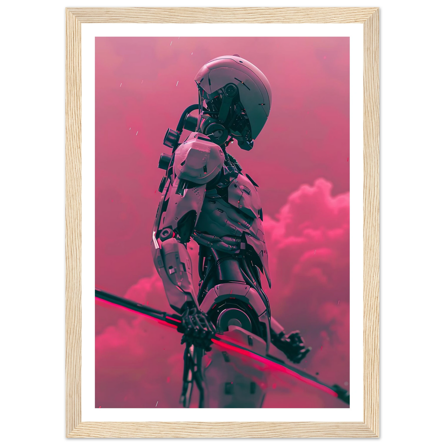 Battle Droid in the Rosy Mist - Poster - Arthena