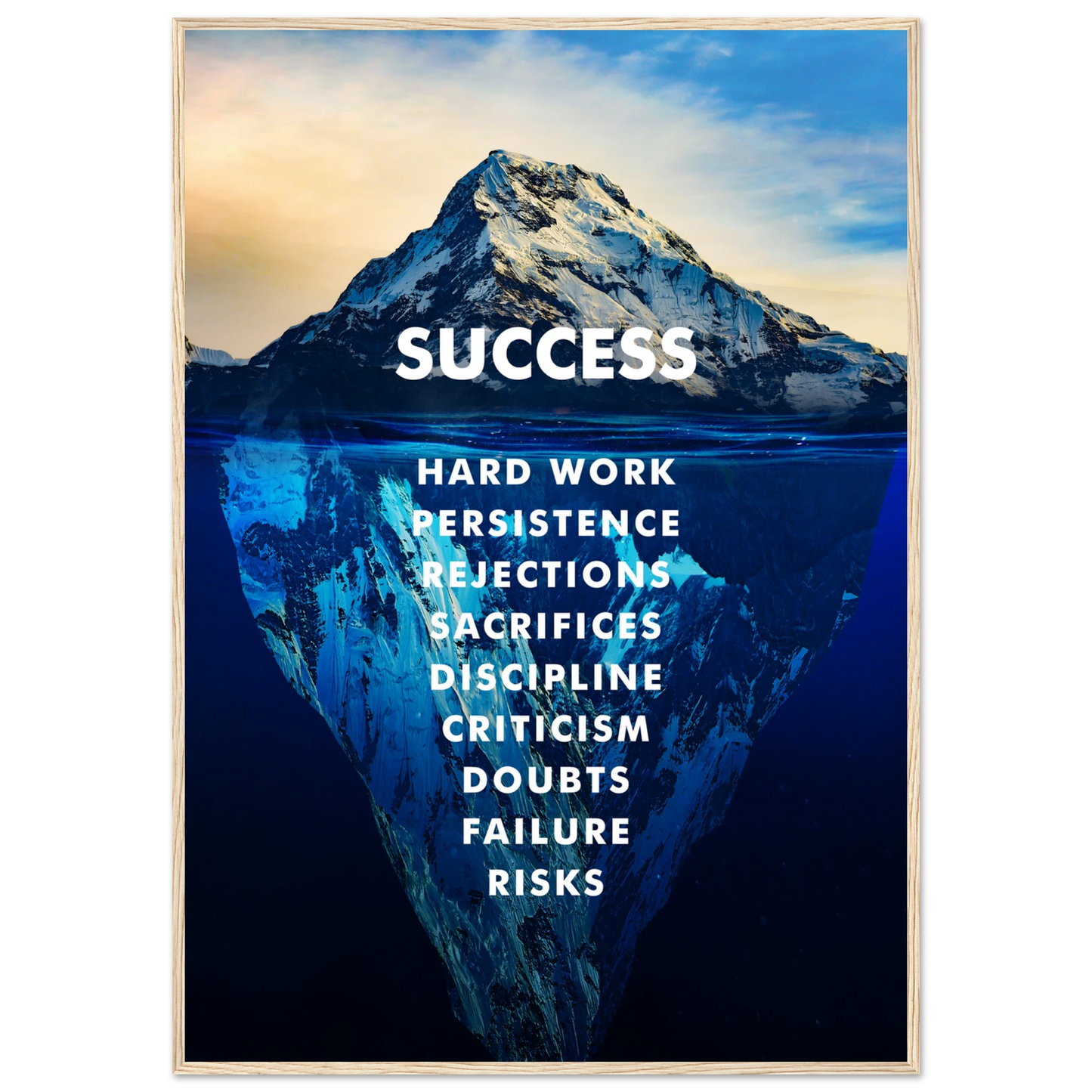The Iceberg of Success - Poster - Arthena