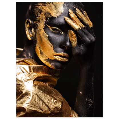 Eclipsed in gold - Poster - Arthena