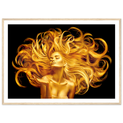 Golden Flow - Poster - Arthena