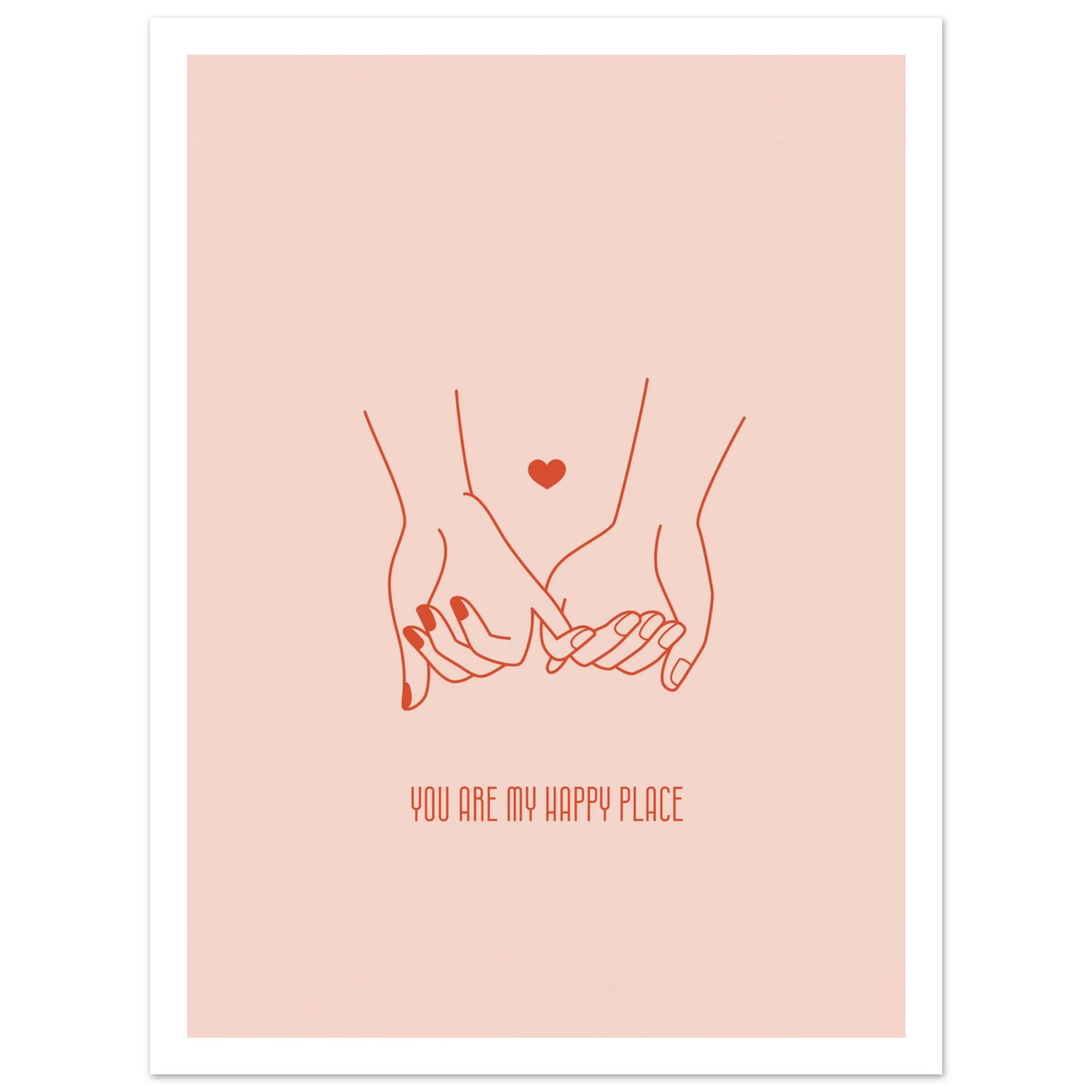 You are my happy place - Poster - Arthena