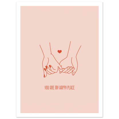 You are my happy place - Poster - Arthena