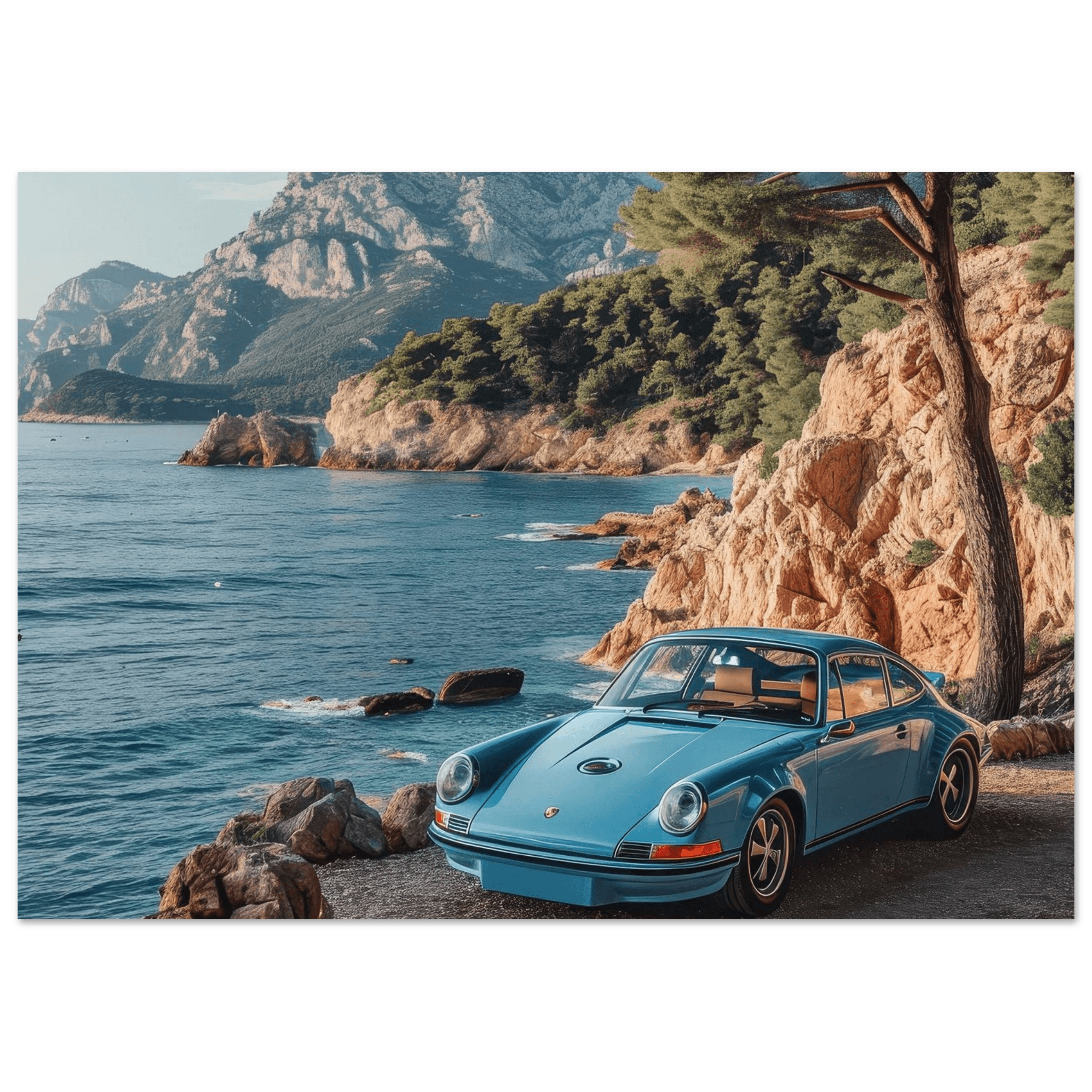 Car Tour of the Amalfi Coast - Poster - Arthena