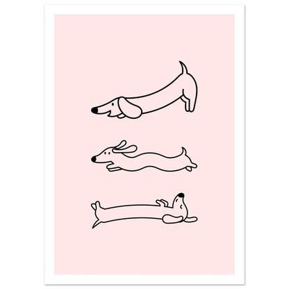 Happy Wienerdog - Poster - Arthena