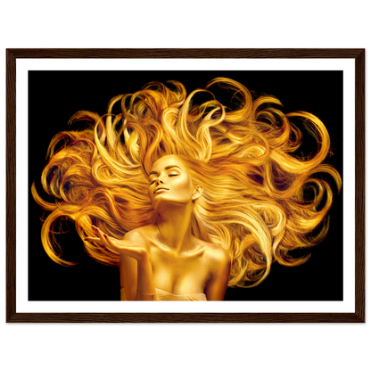 Golden Flow - Poster - Arthena