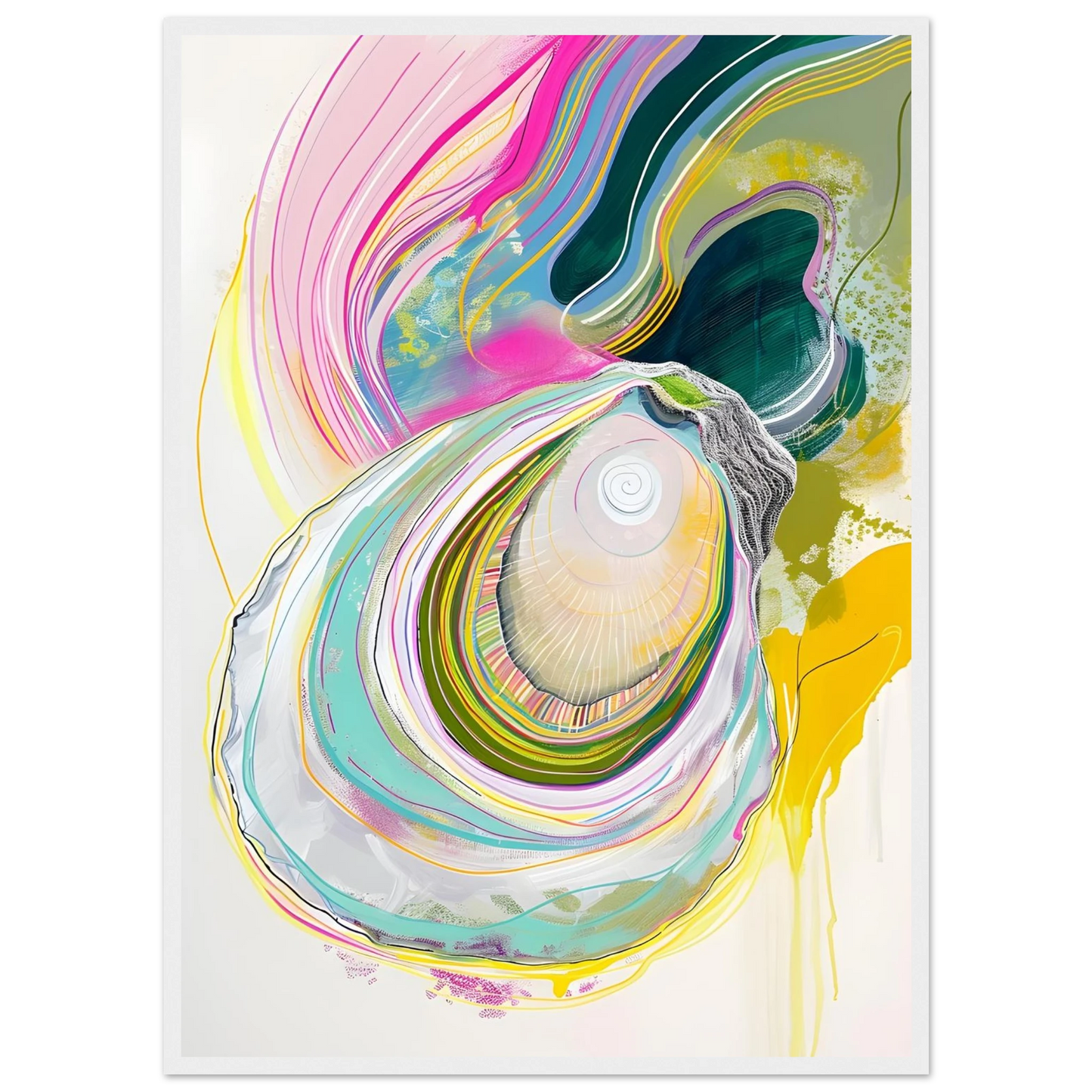 Colorful Oyster - Poster - Arthena