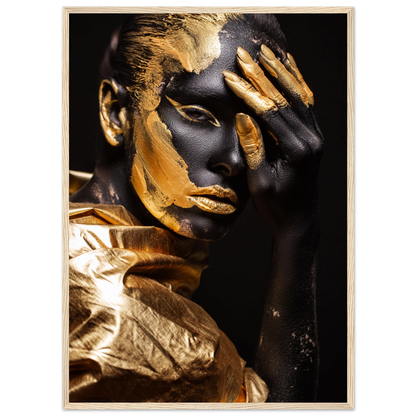 Eclipsed in gold - Poster - Arthena