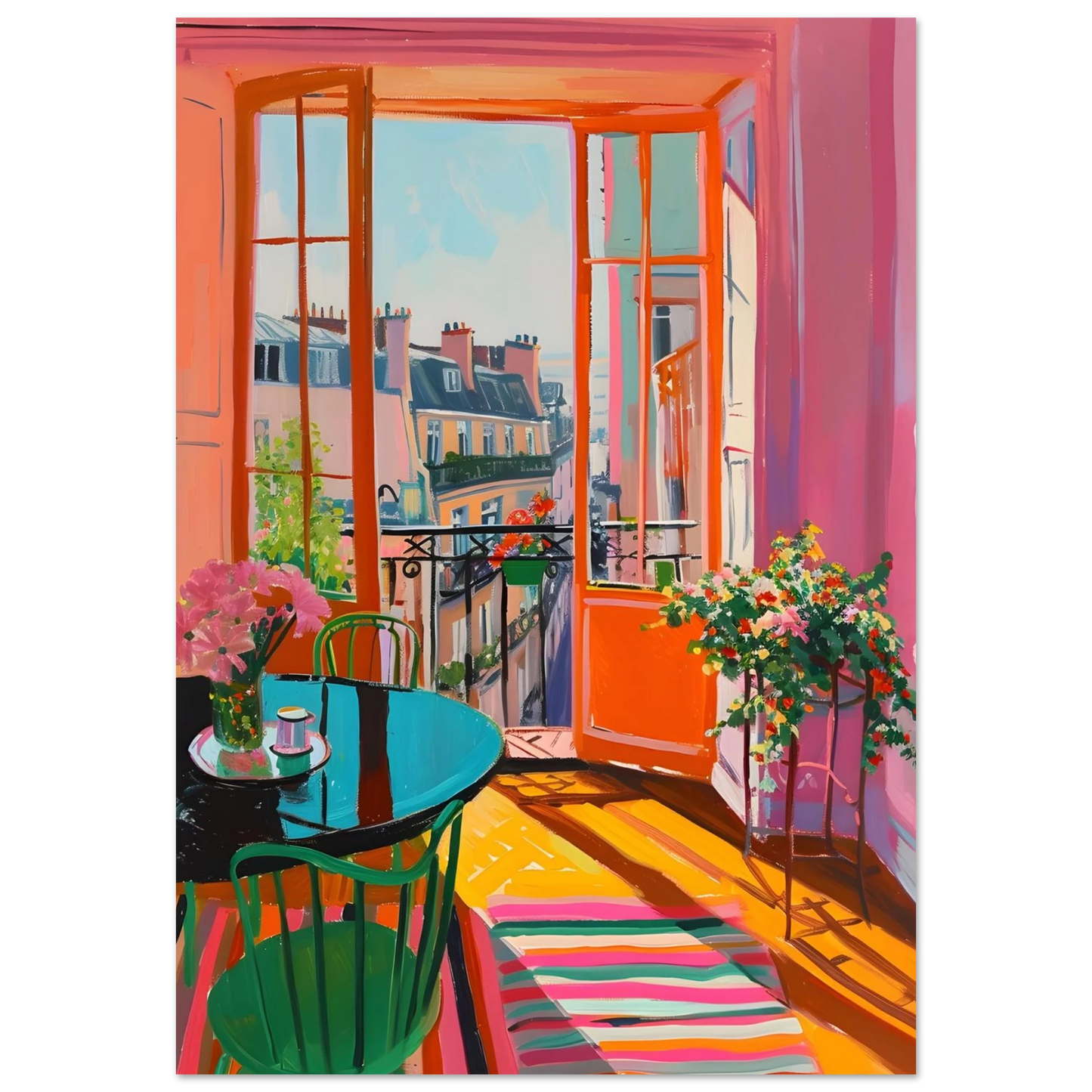 Parisian Morning View - Poster - Arthena