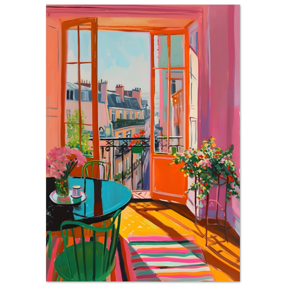Parisian Morning View - Poster - Arthena