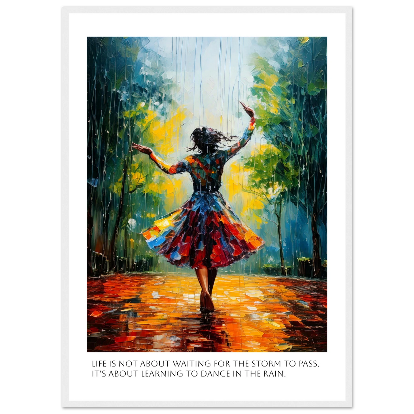 Dance in the color storm - Poster - Arthena