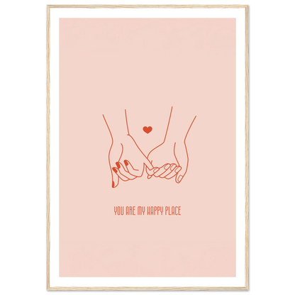You are my happy place - Poster - Arthena