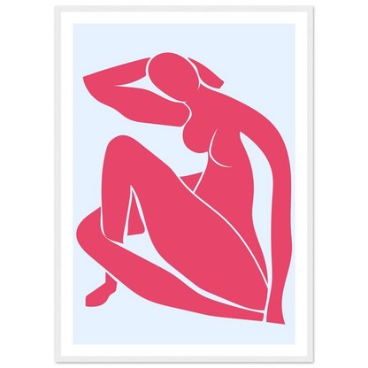 Body Positivity in Red - Poster - Arthena