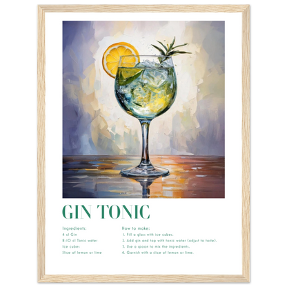Gin Tonic - Poster - Arthena