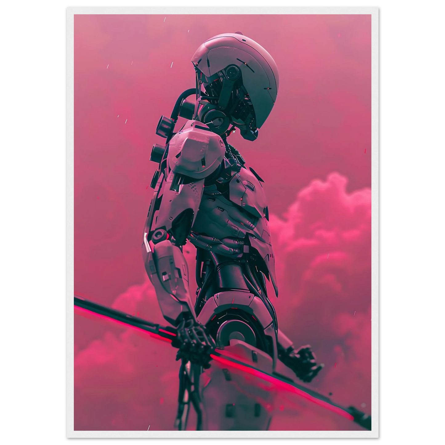 Battle Droid in the Rosy Mist - Poster - Arthena
