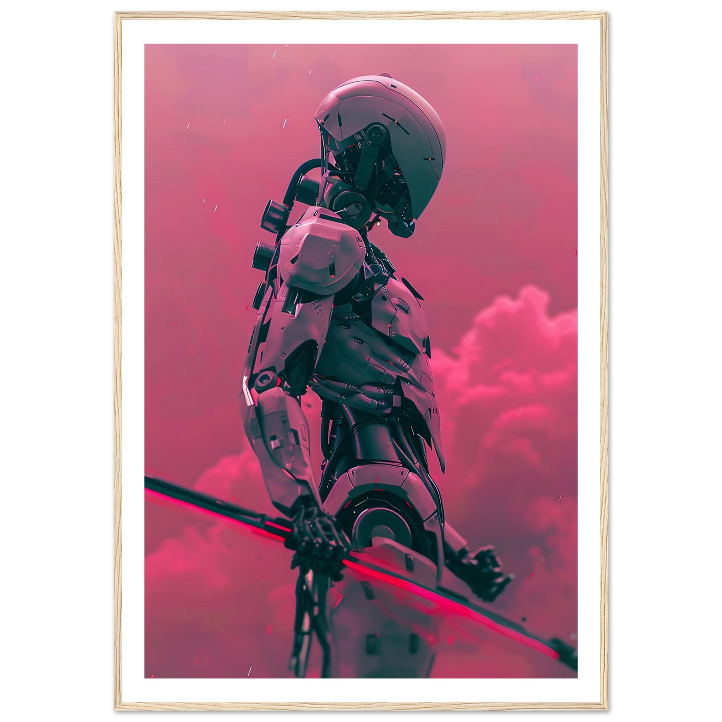 Battle Droid in the Rosy Mist - Poster - Arthena