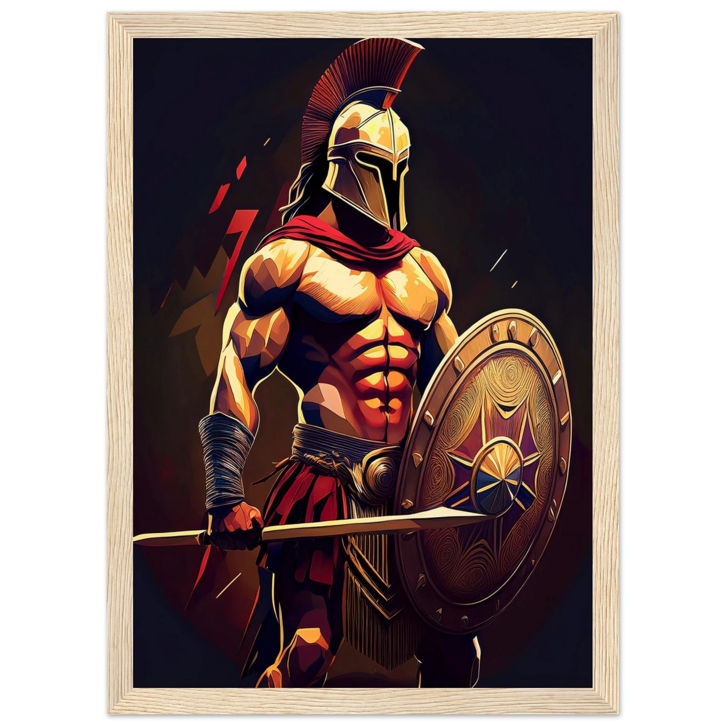Spartan Warrior - Poster - Arthena