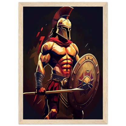 Spartan Warrior - Poster - Arthena