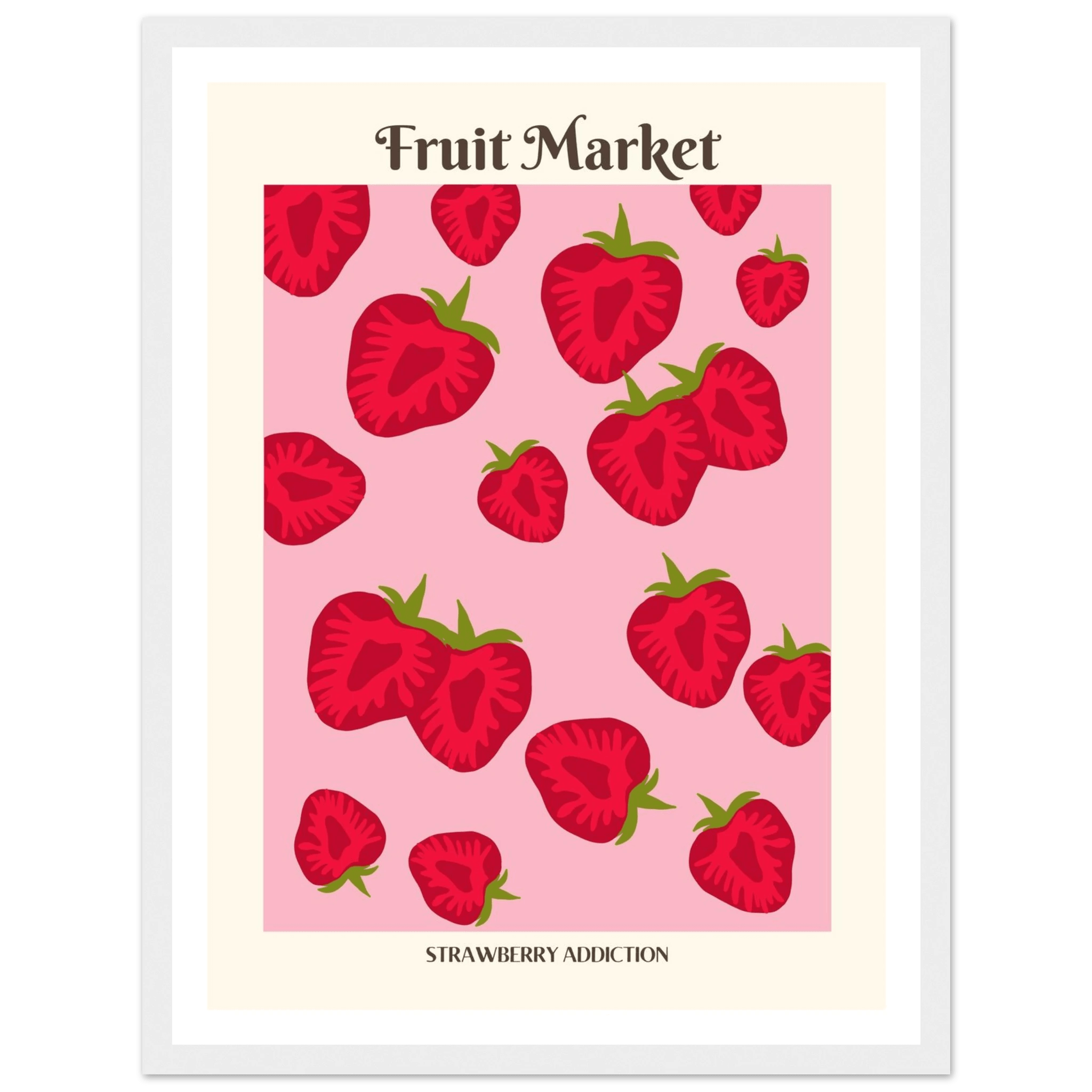 Fruit Market Strawberry - Poster - Arthena