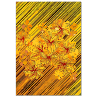 Golden Blossoms - Poster - Arthena