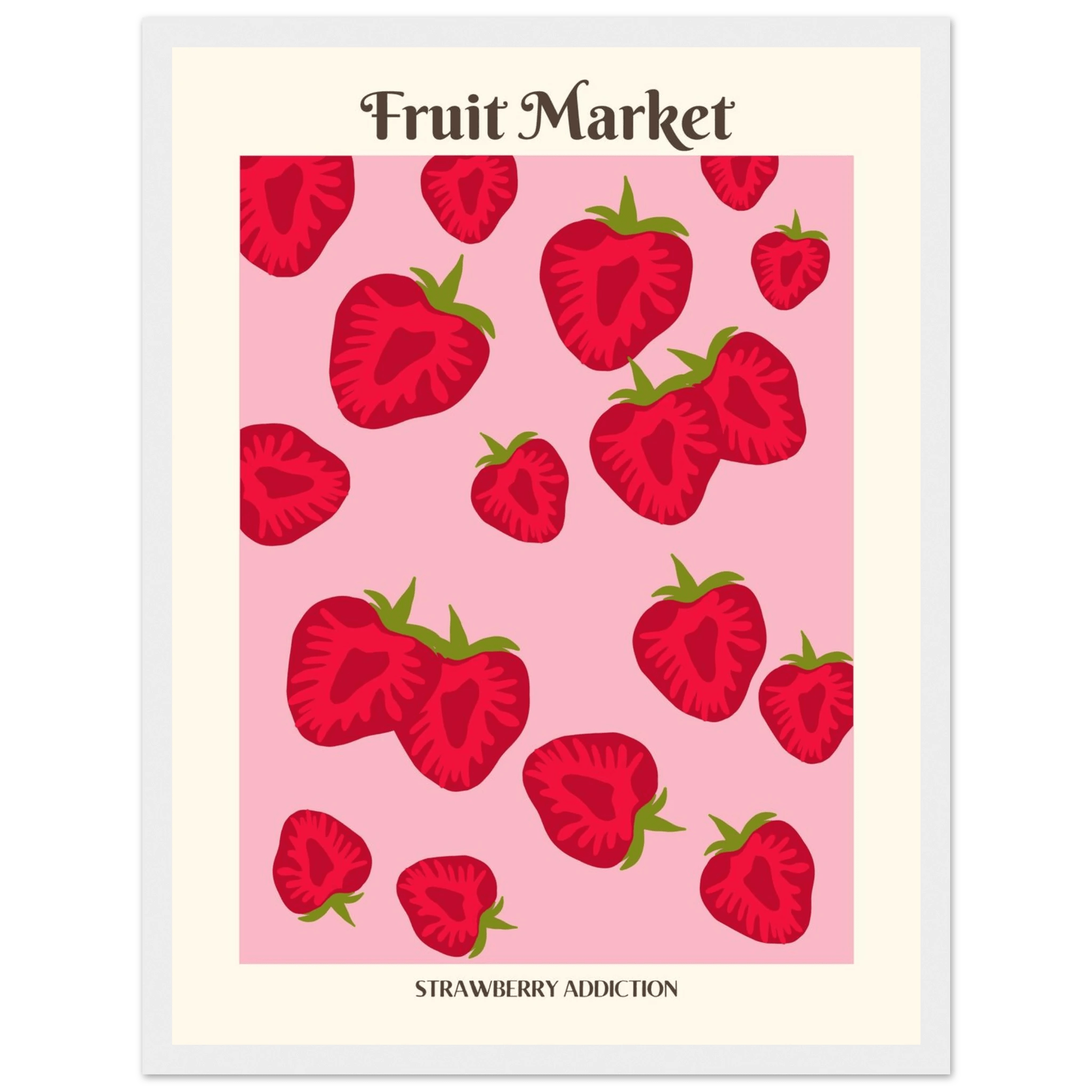 Fruit Market Strawberry - Poster - Arthena