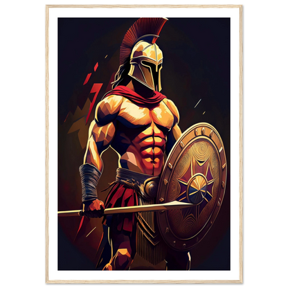 Spartan Warrior - Poster - Arthena