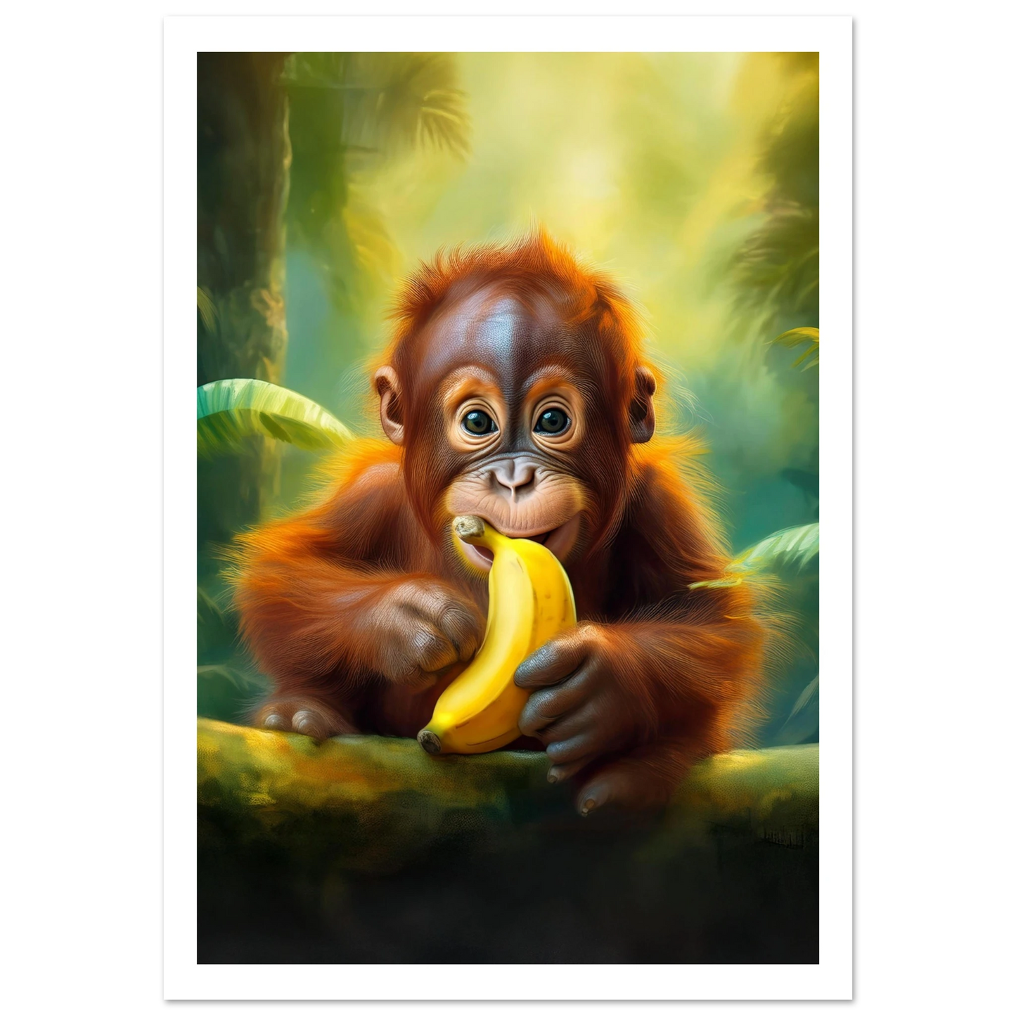 Orangutang Baby - Poster - Arthena