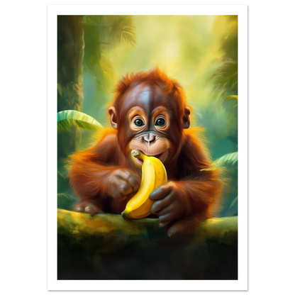 Orangutang Baby - Poster - Arthena