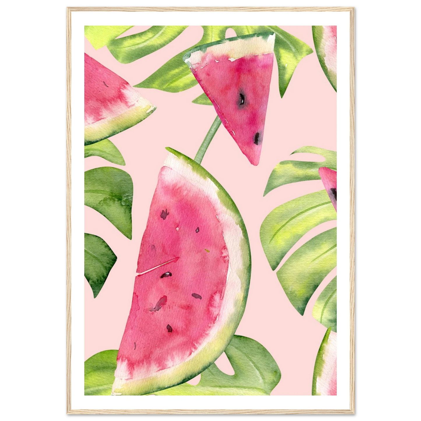 Watermelon Slices - Poster - Arthena