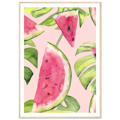 Watermelon Slices - Poster - Arthena